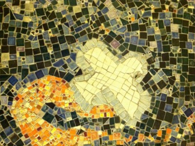 Spirit Taking Form- Ceramic Mosaic - Kitt Eileen Reidy